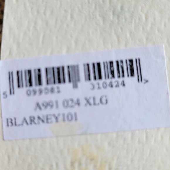 Blarney Woolen Mills Cream Cable Wool Knit Sweater Girls XL - Picture 4 of 6